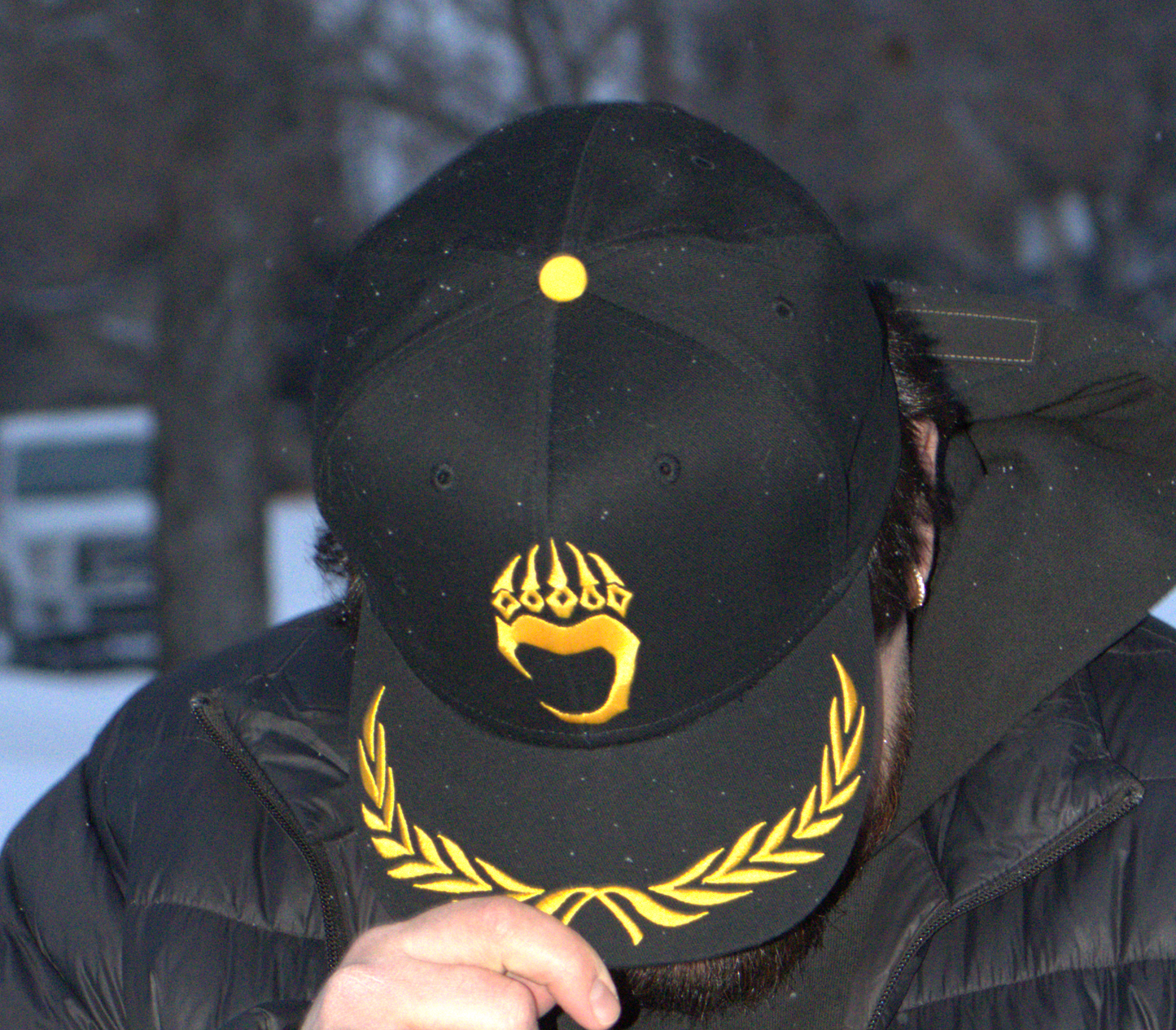 Gold-Crown Paw SnapBack