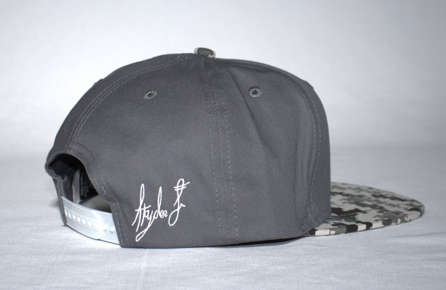 White-Camo Paw SnapBack Hat