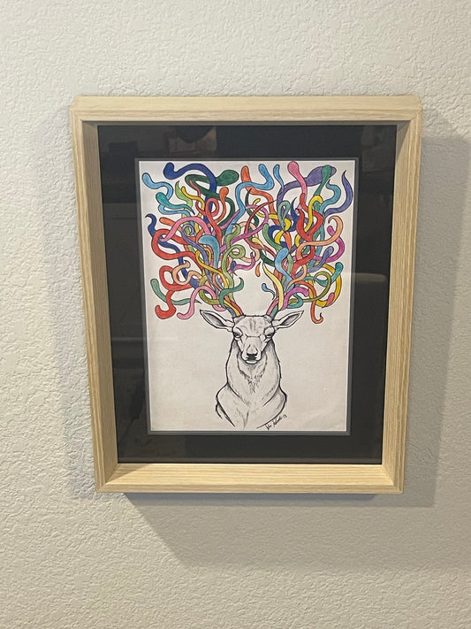 Bucking Around (Original Art Piece)